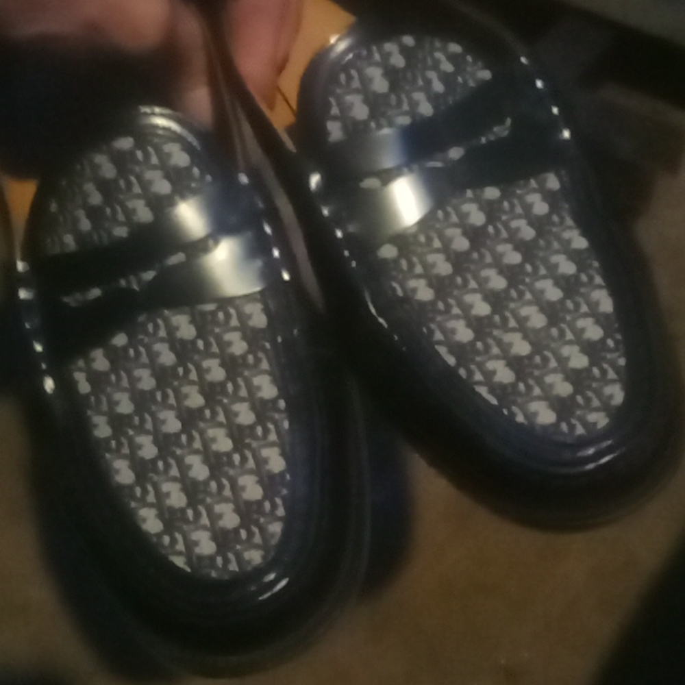 Erou 45 Christian Dior black dress shoes